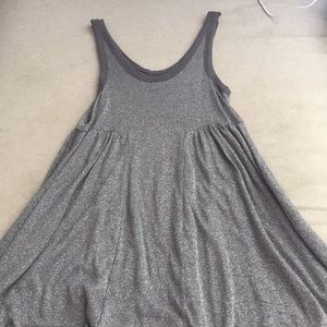 Silver sparkly free people dress